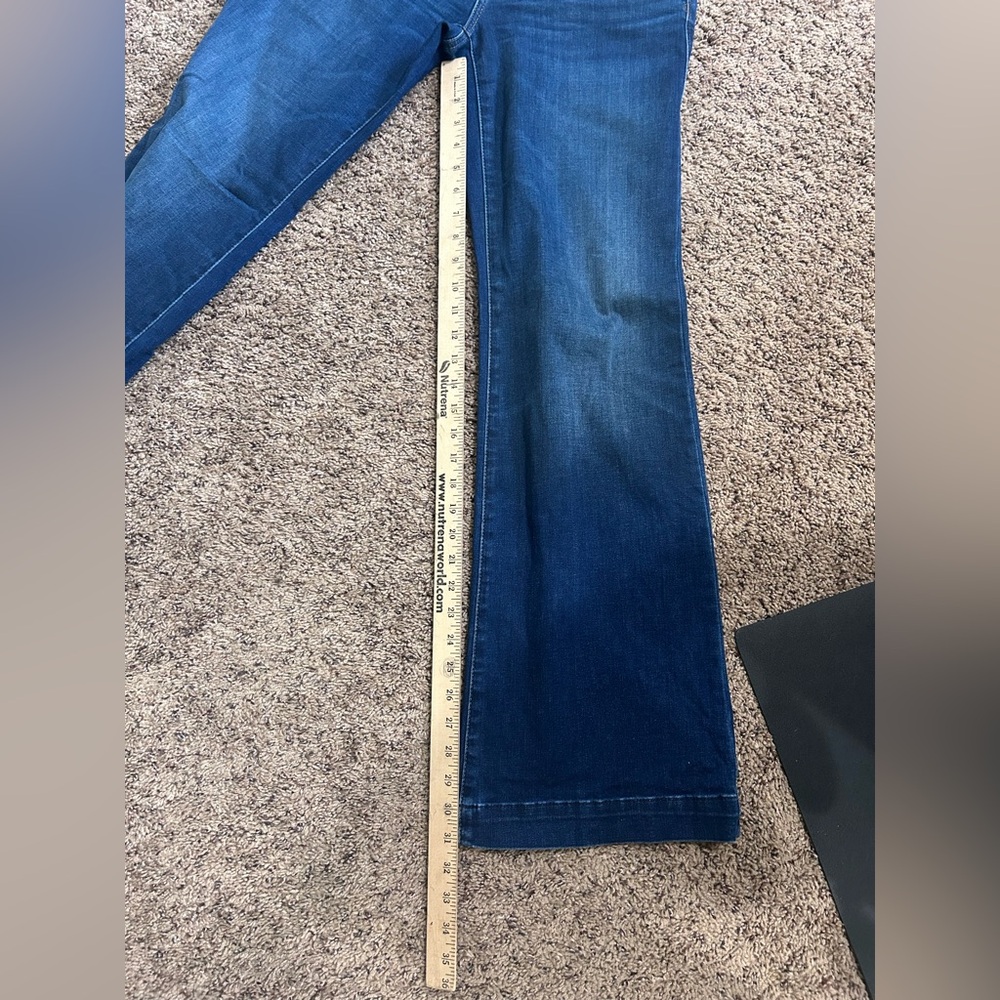 Ariat Women's Flare Jeans in Deep Blue - Picture 3 of 7